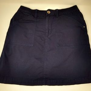 Croft & Barrow Stretch Navy Skirt Ladies Size 6